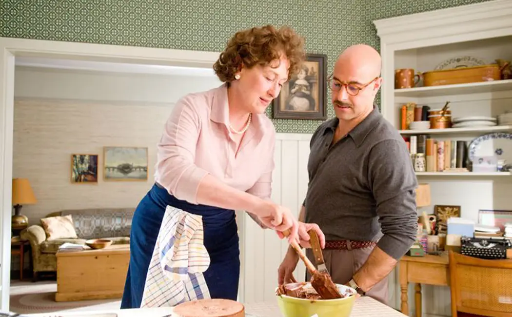 _Julie & Julia_ movie still, 2009_ L to R_ Meryl Streep, Stanley Tucci